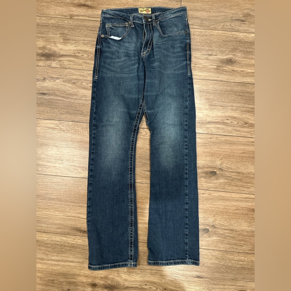 Wrangler 20X Men’s Slim Boot Cut Jeans 30x34 Dark Wash Western Denim NWOT